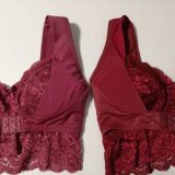 ふんわりルームブラのアンティークローズとボルドー